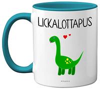 Stuff4 Lesbian Gifts for Girlfriend, Lickalottapus Dinosaur Mug