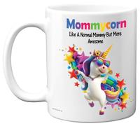 Stuff4 Mommy Gifts - Mommycorn Mug - Happy Birthday Gifts for Mommy from Son Daughter, Unicorn Mother's Day Presents, 11oz Ceramic Dishwasher Safe Premium Mugs