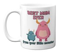 Stuff4 Mother's Day Mug for Mum, Cute Cartoon Monsters Design