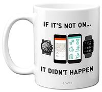 Stuff4 Mug for Cyclists/Runners, If It's Not On, It Didn't Happen