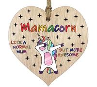 Stuff4 Plaque, Mum (Light Wood), 11CM x 11CM