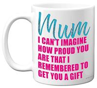 Stuff4 Mum Birthday Gifts - I Remembered - Best Mum Mugs, Happy Birthday Gift, Mothers Day Mug, Present Xmas Cup Cups, Christmas Tea Coffee 11oz Ceramic Dishwasher Microwave Safe Mugs Made in UK