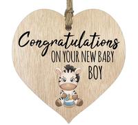 Mum & Dad to Be Gifts Hanging Wooden Heart Sign Plaque for Mummy Daddy - Light Wood Hearts, Parents to be Gifts, Mummy to be Gifts, Baby Reveal Gifts, Baby Shower Keepsake Ideas, Mum-To-Be