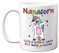 Stuff4 Nana Birthday Gifts - Nanacorn - Best Nana Mugs, Happy Birthday Nana Mug, Special Christmas Nanny Gifts from Grandchildren, Funny Xmas Tea Coffee Cup Cups, 11oz Ceramic Dishwasher Safe Mugs