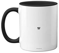 Nosey C**t Mug - Fun Sarcastic Gifts for Work Colleagues, Crude Rude Xmas Gift, Novelty Christmas Mug for Friends, Funny Secret Santa Gifts, 11oz Ceramic Dishwasher Safe Black Coffee Cup