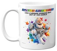 Stuff4 Novelty Gifts - Astro-Grandad Mug - Happy Birthday Gifts for Grandad from Grandson Granddaughter, Astronaut Father's Day Presents, 11oz Ceramic Dishwasher Safe Premium Mugs