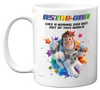 Stuff4 Novelty Gifts - Astro-Dad Mug - Happy Birthday Gifts for Dad from Son Daughter, Astronaut Father's Day Presents, 11oz Ceramic Dishwasher Safe Premium Mugs
