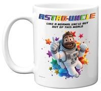 Stuff4 Novelty Gifts - Astro-Uncle Mug - Happy Birthday Gifts for Uncle from Nephew Niece, Astronaut Father's Day Presents, 11oz Ceramic Dishwasher Safe Premium Mugs