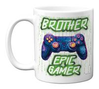 Stuff4 Novelty Gifts for Brother from Sister Brother, Gamer Birthday, Mug