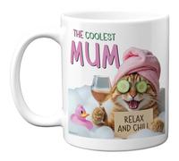 Stuff4 Novelty Gifts for Mummy from Son Daughter, Cat Owner Birthday, Mug