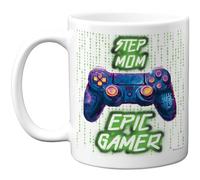 Stuff4 Novelty Gifts for Step Mother from Son Daughter, Gamer Birthday Mug