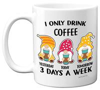 Stuff4 Novelty Joke Mug, 3 Days A Week