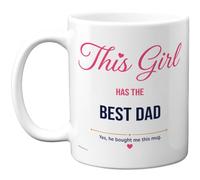 Stuff4 Novelty Mug for Daughter, Best Dad
