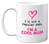 Stuff4 Novelty Mug for Mum - Not a Regular Mum I'm Cool - Funny Birthday Mugs Present Gifts for Mother Mummy Women, 11oz Ceramic Coffee Mothers Day Cup