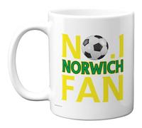 Stuff4 Novelty Mug for Norwich Fans, No. 1 Norwich Fan