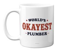 Stuff4 Novelty Mug for Plumber, Retro Humour Design with Bold Typography