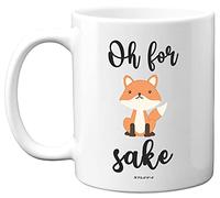 Stuff4 Oh for Fox Sake Mug, Funny Funny Gifts for Friends