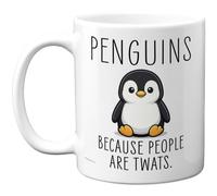Stuff4 Penguin Sarcastic Mug, Cute Cartoon Animal with Cheeky Slogan