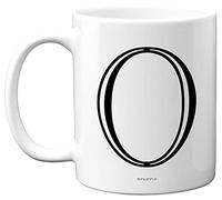 Stuff4 Personalised Alphabet Initial Mug - Letter O Mug, Gifts for Him Her, Fathers Day, Mothers Day, Birthday Gift, 11oz Ceramic Dishwasher Safe Anniversary, Valentines, Christmas, Retirement