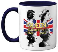 Stuff4 Queen Elizabeth II Commemorative Mug, Royal Mugs for Her or Him