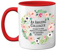 Retirement Gifts for Women, Leaving Gifts for Colleagues Women, Retirement Gift Ideas for Men or Women, Sorry Your Leaving Gifts, 11oz Ceramic Dishwasher Safe Red Mugs by Stuff4