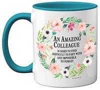 Retirement Gifts for Women, Leaving Gifts for Colleagues Women, Retirement Gift Ideas for Men or Women, Sorry Your Leaving Gifts, 11oz Ceramic Dishwasher Safe Light Blue Mugs by Stuff4