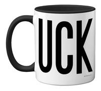 Stuff4 Rude Gifts - Black Cu*k Mug - Funny Gifts for Men Women from Friend Colleague, Swearing Birthday Presents, Fun Bday Presents, 11oz Black Handle Ceramic Dishwasher Safe Premium Mugs
