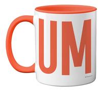 Stuff4 Rude Gifts - Orange C*m Mug - Funny Gifts for Men Women from Friend Colleague, Swearing Birthday Presents, Fun Bday Presents, 11oz Pink Handle Ceramic Dishwasher Safe Premium Mugs