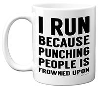 Stuff4 Running Gifts for Women and Men, Funny Novelty Triathlon Runners Mug