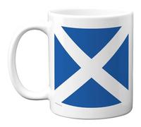 Stuff4 Scotland Flag Mug - Bold Saltire Patriotic Design - St Andrew's Day National Pride - 11oz Ceramic Gloss Mug