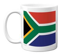 Stuff4 South Africa Flag Mug - Bold Patriotic Design - Brighten Up Your Tea Breaks - 11oz Ceramic Gloss Mug