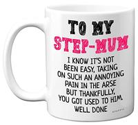Stuff4 Step Mum Birthday Mug Present from Daughter and Son