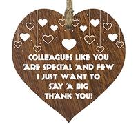 Stuff4 Wooden Heart, Dark Wood, One Size