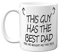 Stuff4 This Guy Has The Best Dad Mug - Dad Gifts, 11oz Ceramic Dishwasher Safe Coffee Mugs - Son Gifts for Birthday, Christmas Day Presents Gift, Premium Cup Made in UK