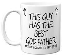 Stuff4 This Guy Has The Best God Father Mug - God Father Gifts, 11oz Ceramic Dishwasher Safe Coffee Mugs - Son Gifts for Birthday, Christmas Day Presents Gift, Premium Cup Made in UK