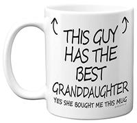 Stuff4 This Guy Has The Best Granddaughter Mug, Grandad Gifts for Birthday