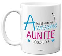 Stuff4 This is What an Awesome Auntie Looks Like Mug, Best Auntie Gifts