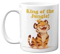 Stuff4 Tiger Gifts - King of The Jungle - Happy Birthday Gifts Tiger Presents, Gift Father's Day, 11oz Ceramic Dishwasher Safe Premium Mugs