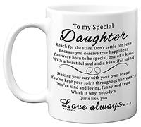 Stuff4 to My Special Daughter Mug, 11oz Ceramic Dishwasher Safe Premium Mugs, Daughter Gifts, Exam Gifts, Birthday Gift for Daughters, Graduation Gifts for Daughter
