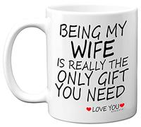 Stuff4 Valentines Mugs, Being My Wife Mug
