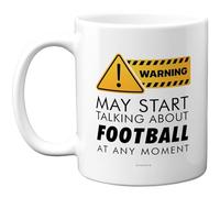 Stuff4 Warning May Start Talking About Football Mug