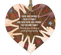 Stuff4 Wooden Heart, Dark Wood, One Size