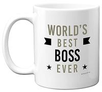 Stuff4 World's Best Boss Mug, Novelty Office Gifts