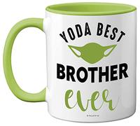 Stuff4 Yoda Best Mug, Brother Gifts from Brother Sister