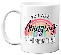 Stuff4 You are Amazing Remember That Mug - Thank You Mug, Amazing Gifts, Mum from Son Daughter, Thank Gifts for Women and Men, Thinking of Gift, Rainbow 11oz Ceramic