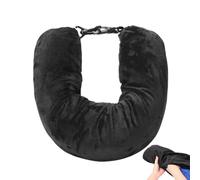 Stuffable Neck Pillow For Travel,Neck Pillow Fill With Stuff And Clothes Soft Tube Neck Pillow Clothes Packable Lightweight Portable, Sleeper Hold Pillow For Neck Support