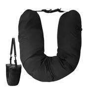 Stuffable Neck Pillow, Stuffable Travel Pillow, U Shaped Travel Neck Pillow, Neck Pillow Storage Bag For Extra Luggage With Adjustable Straps, Transformable Pillow For Travelling By Car, Train, Plane