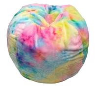 Stuffed Animal Bean Bag - Plush Toy Storage Bag with Zipper, Large Capacity Organizer, Comfortable Durable Seat Cover, Soft Washable Fabric, Portable Lightweight Solution | Space-Saving Room Accessory