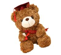 Stuffed Animal - bears | Cute Graduation Bear Souvenir, Realistic Look Memorial Keepsake, Beautiful Color Realistic Class Commemoration Lovely Decorative Present for Her