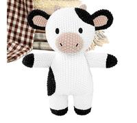 Stuffed Animal - Cotton Yarn, Plush Doll | Gentle Crocheted, Doll, Cute Stuffed Animals For Friends, Colleagues, Children Birthday, Festival, Home, Travel, New Year, Bedroom